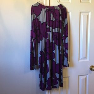 pink polkadot Dresses - Purple and gray floral dress pink polkadot Dresses - Purple and gray floral dress